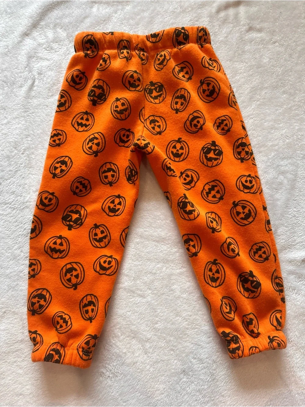 Kids Pumpkin Print Sweatshirt & Joggers Set